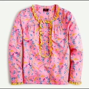 JCrew Liberty Ruffle Blouse